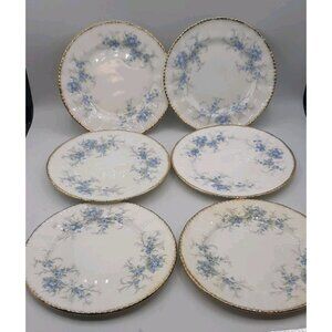 Paragon Remember Me Bread and Butter Plates Bone China Set of 6 England
